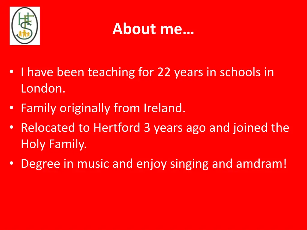 about me