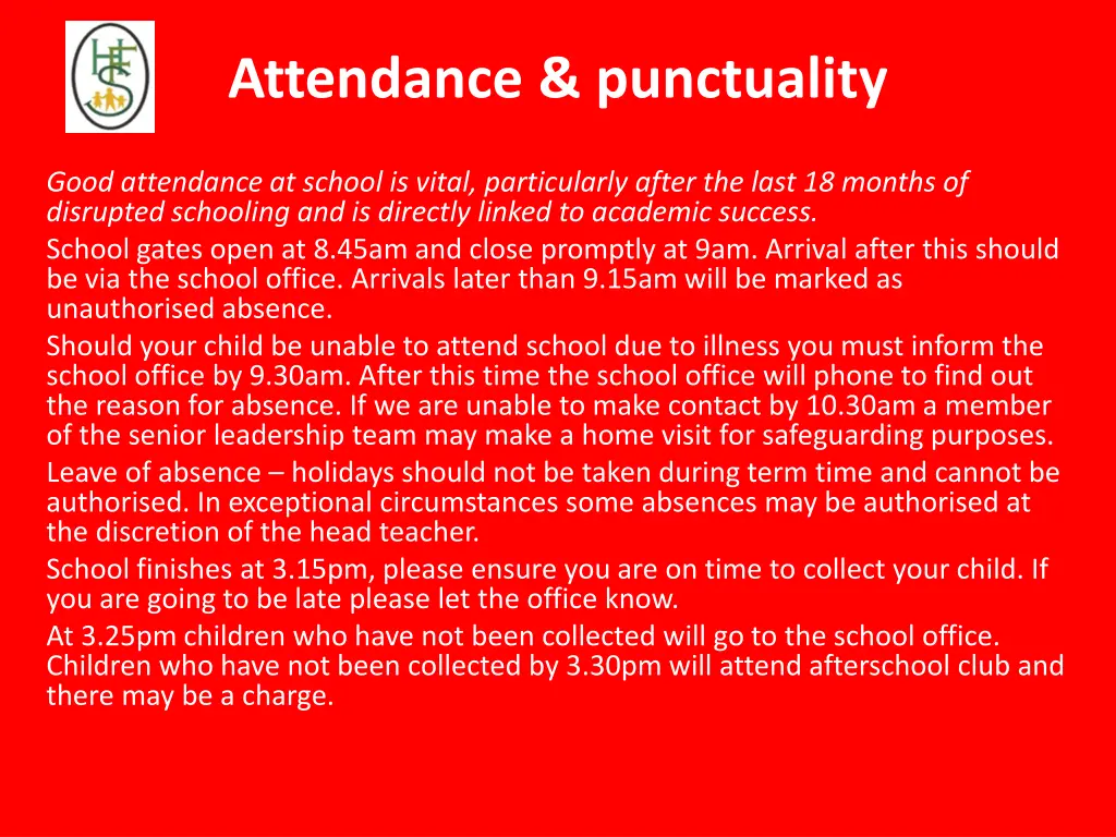 attendance punctuality