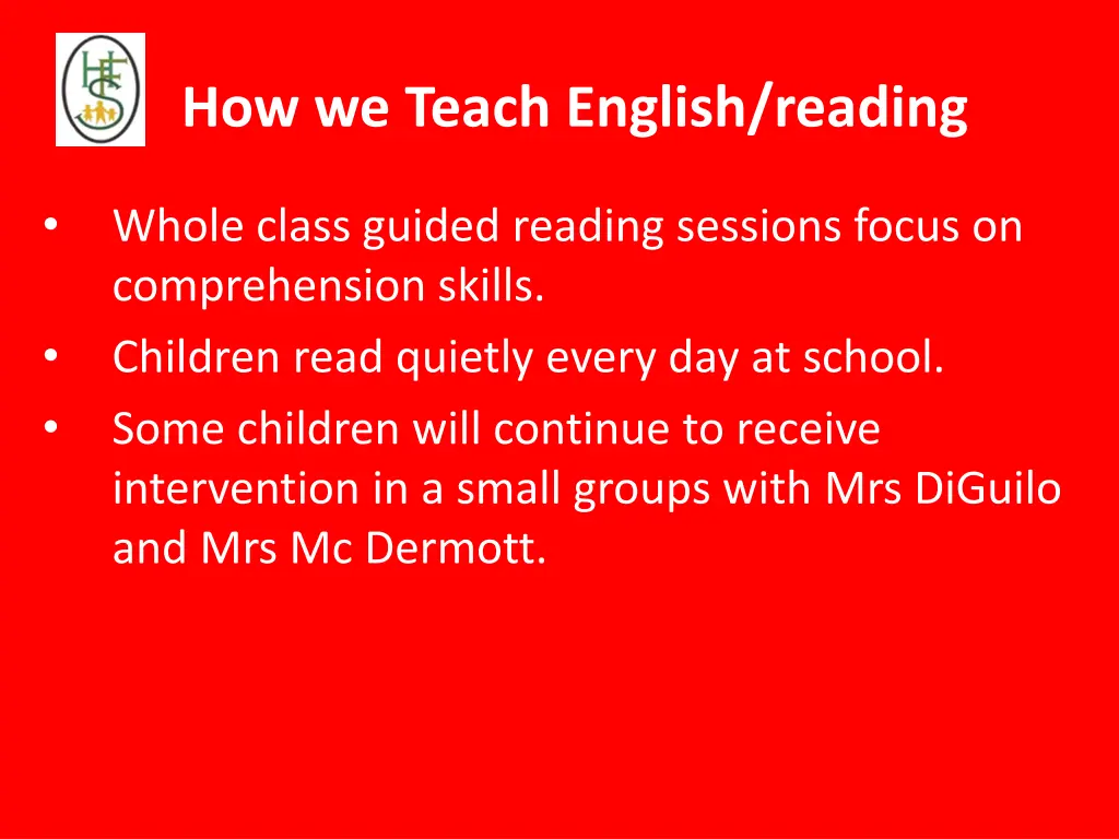 how we teach english reading 2
