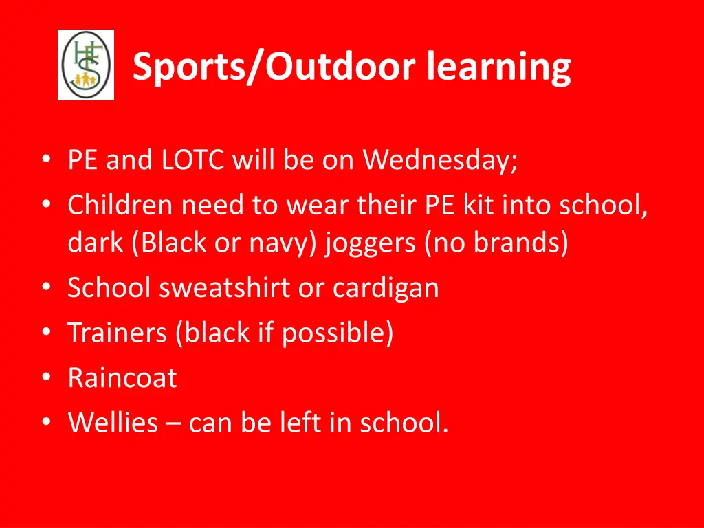 sports outdoor learning