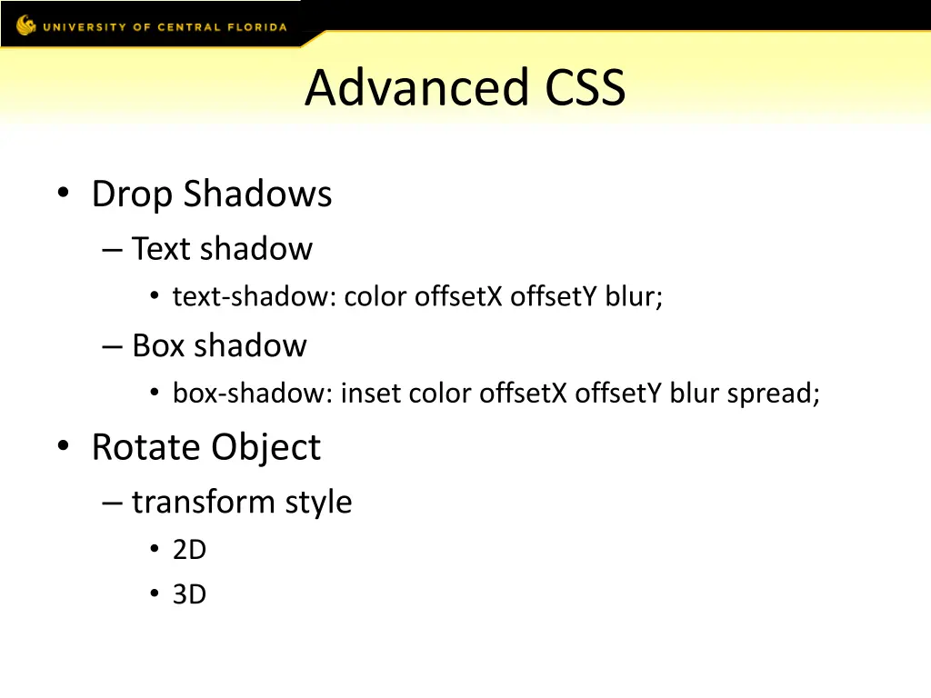 advanced css