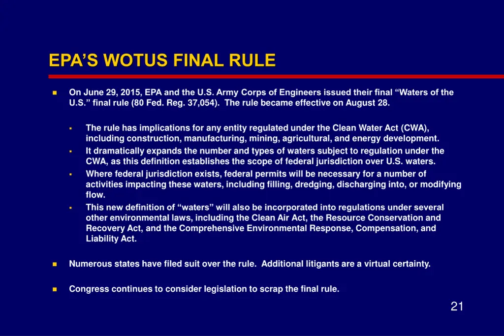 epa s wotus final rule
