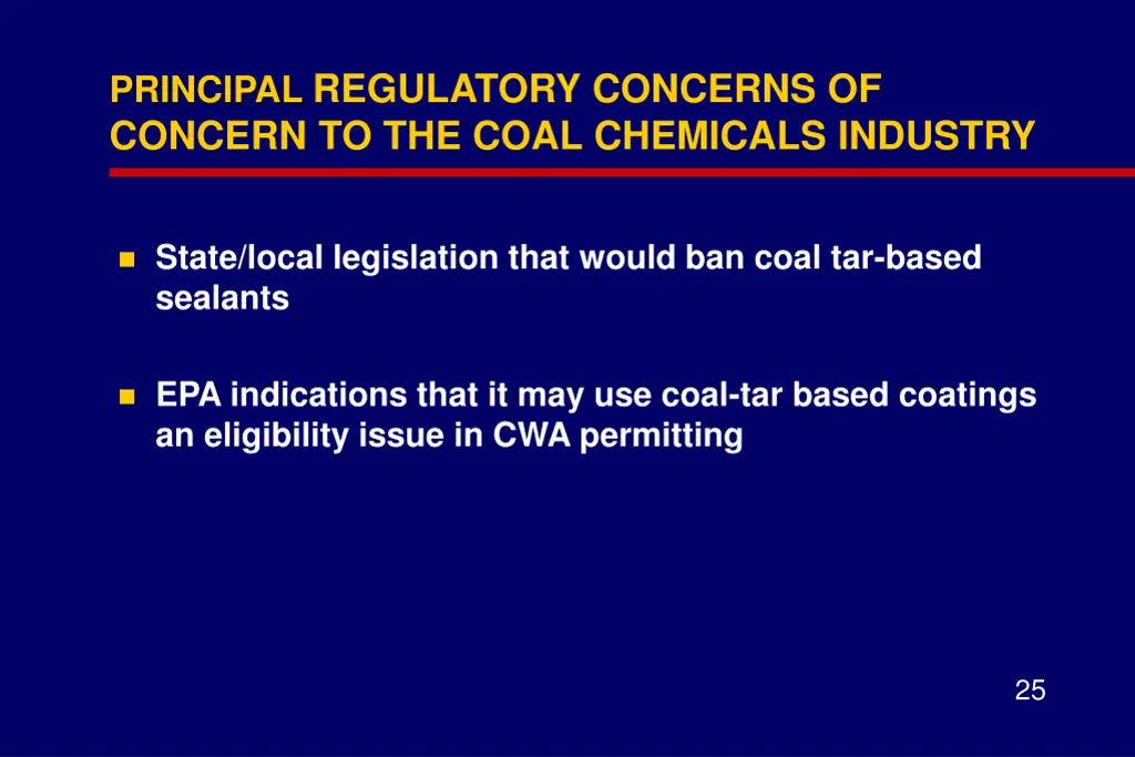 principal regulatory concerns of concern