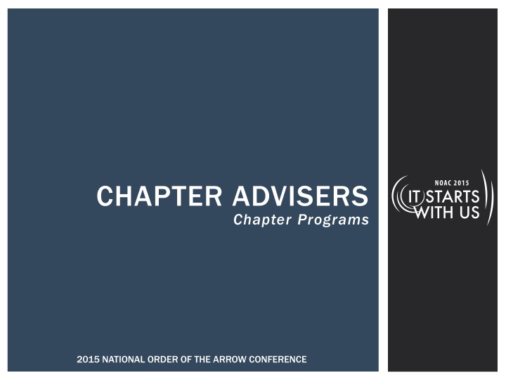 chapter advisers