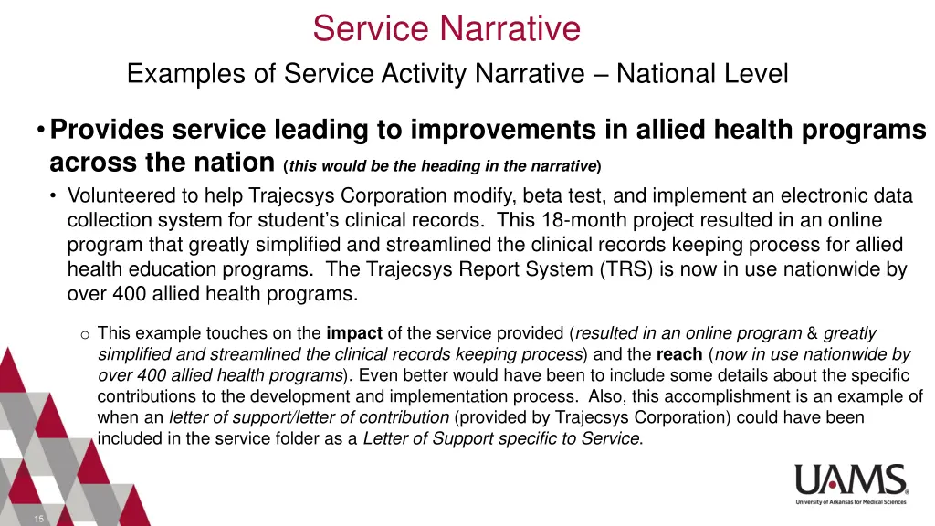 service narrative 4