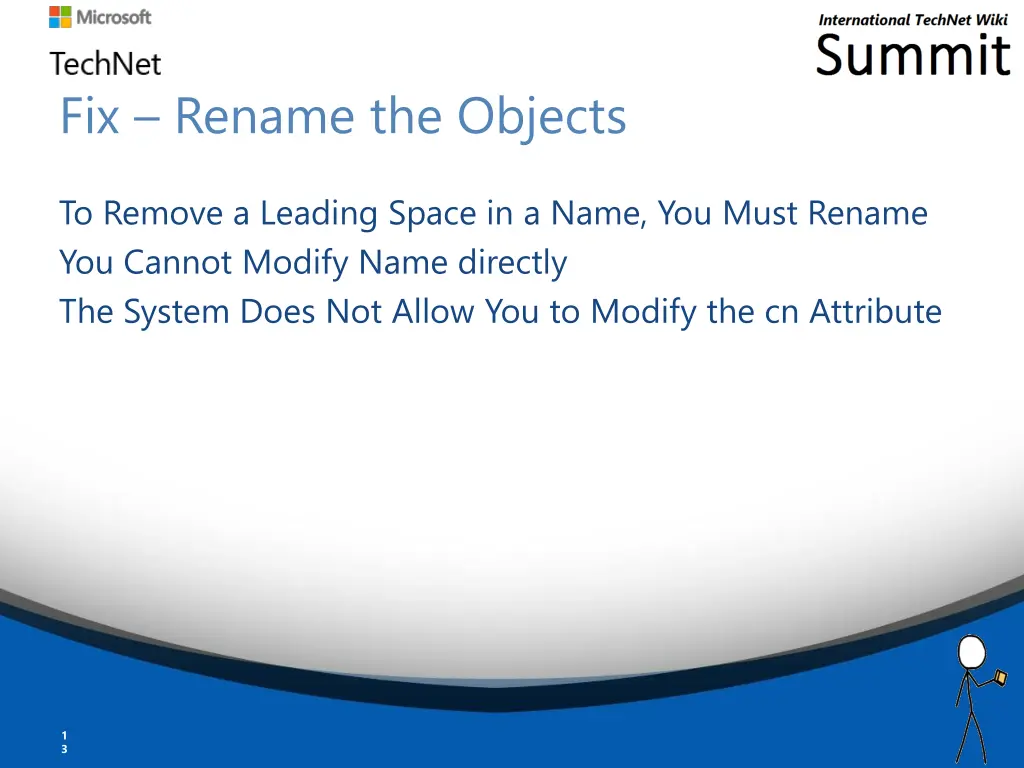 fix rename the objects