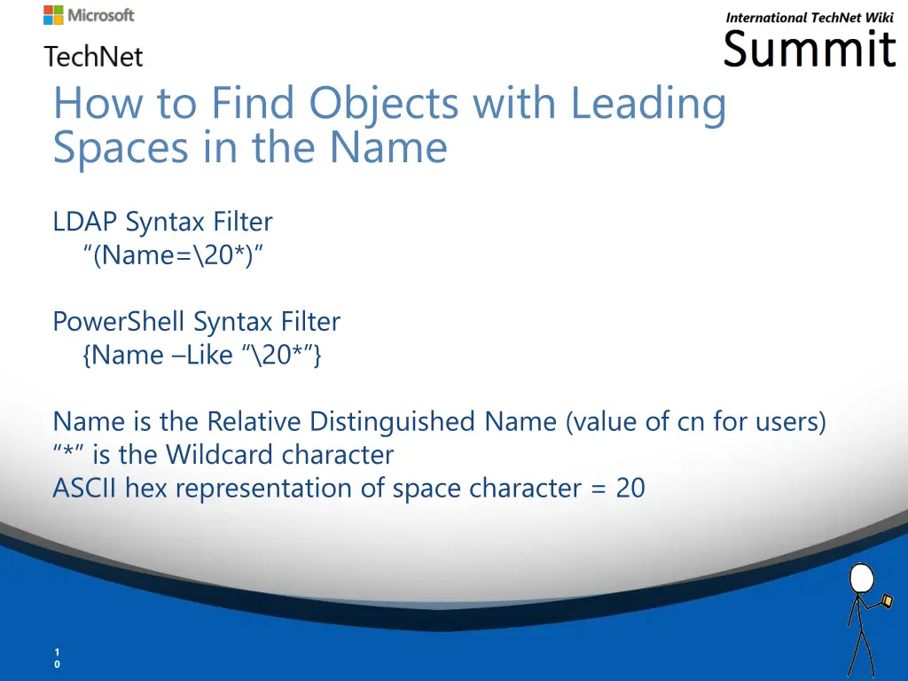 how to find objects with leading spaces