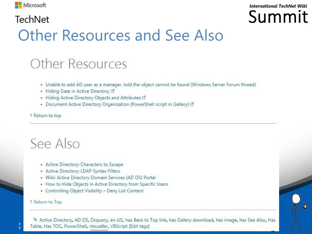 other resources and see also