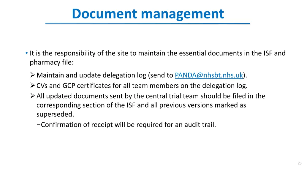 document management