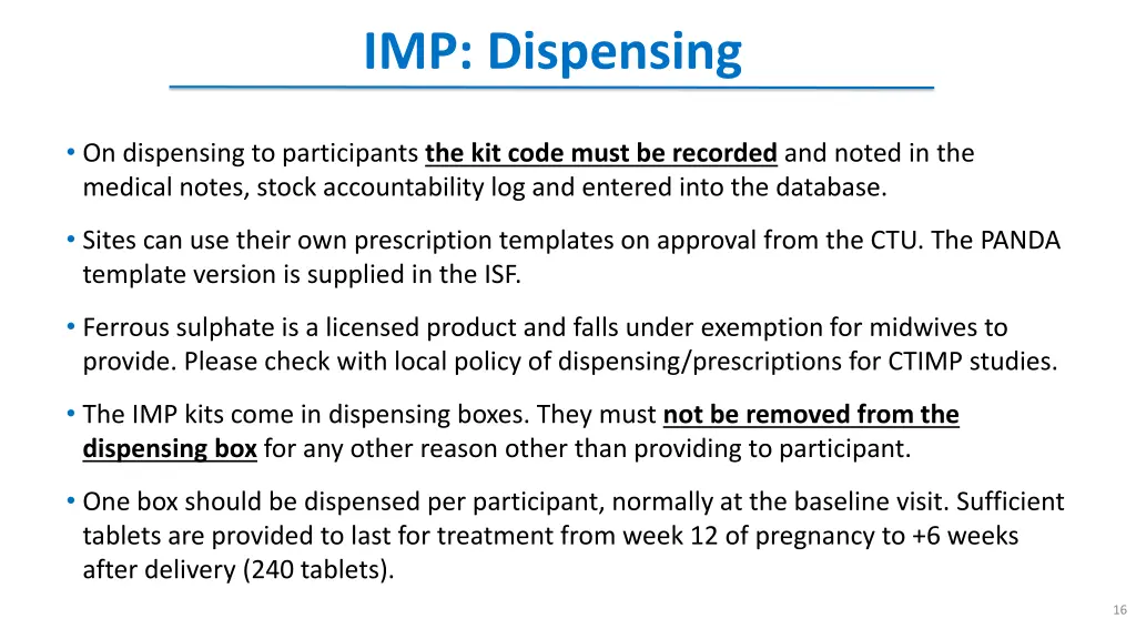 imp dispensing