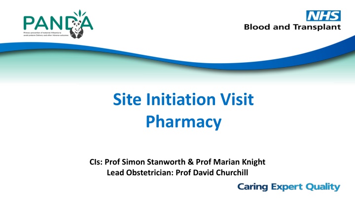 site initiation visit pharmacy