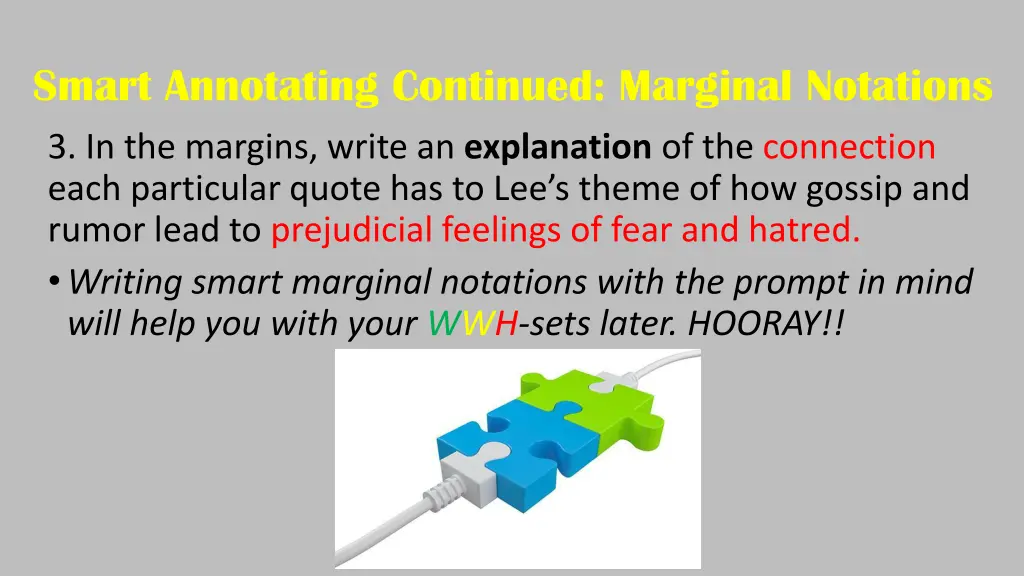 smart annotating continued marginal notations