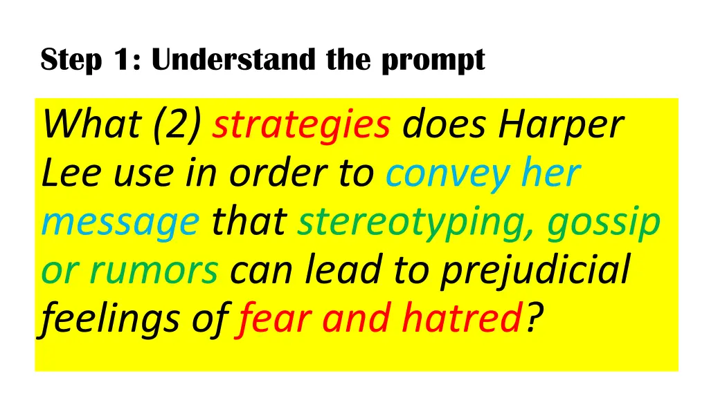 step 1 understand the prompt 1