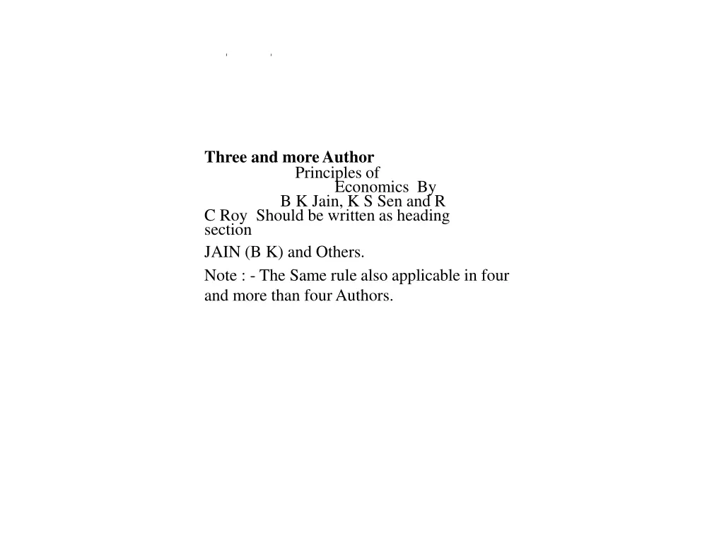 three and moreauthor