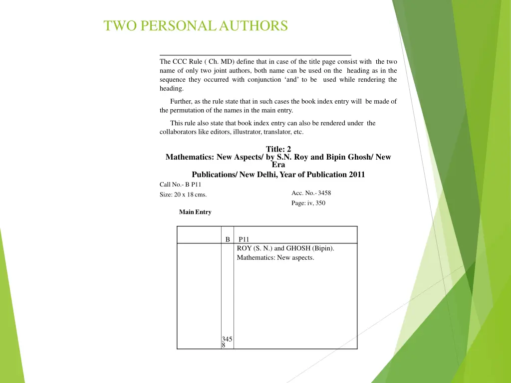 two personalauthors