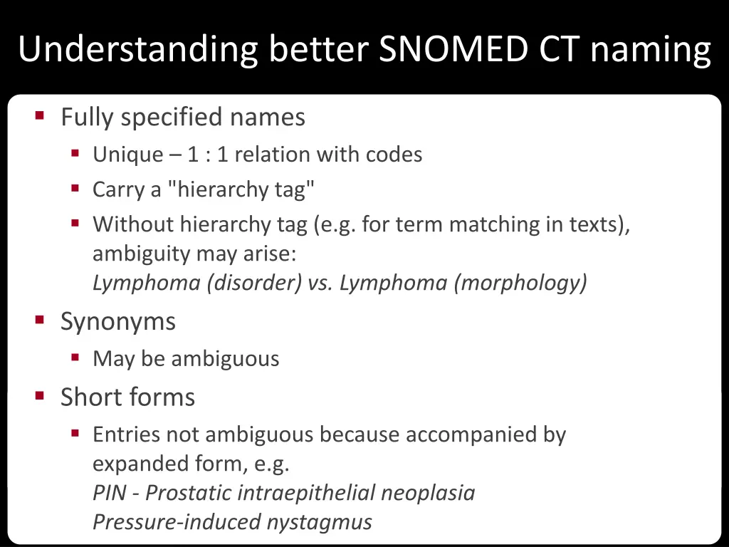 understanding better snomed ct naming