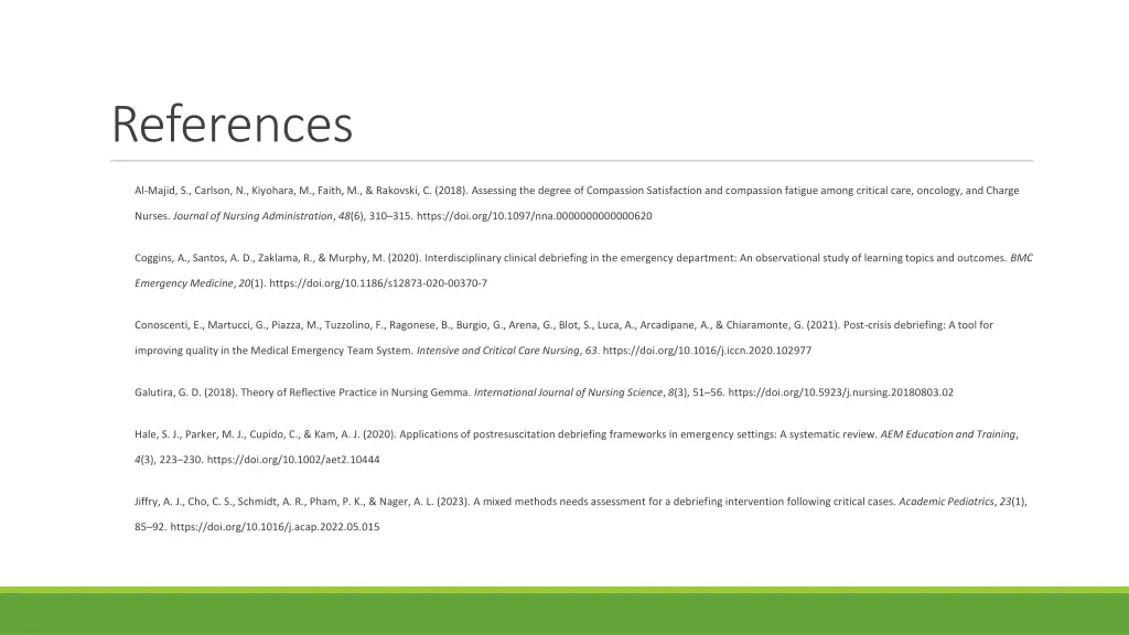 references