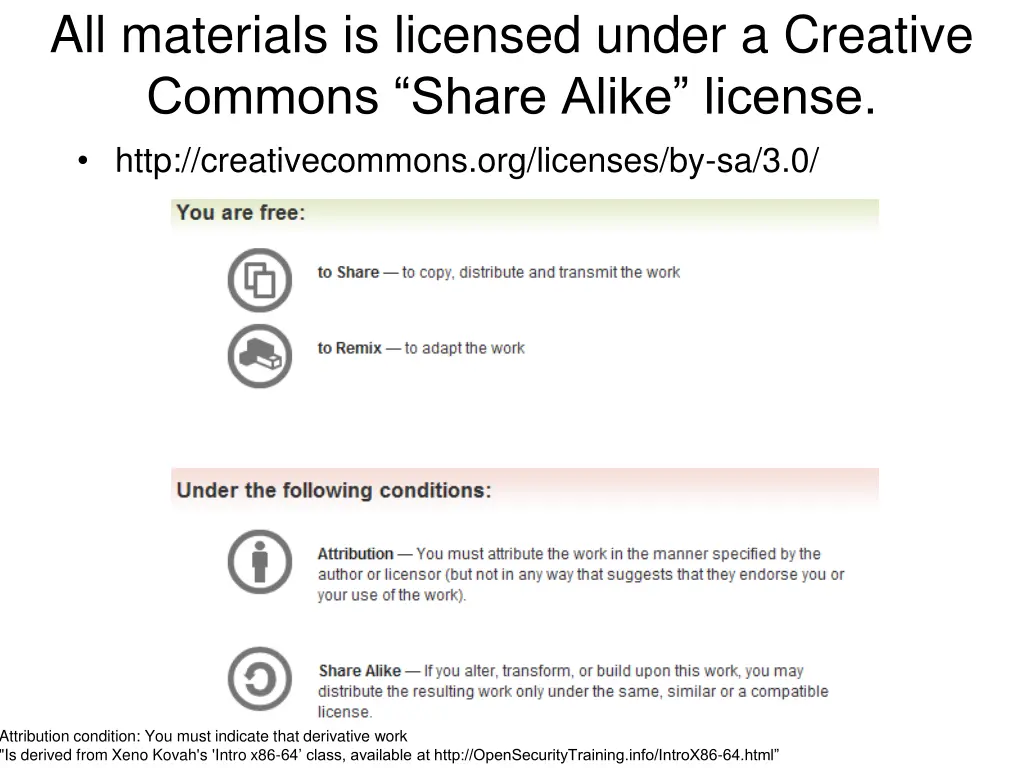 all materials is licensed under a creative