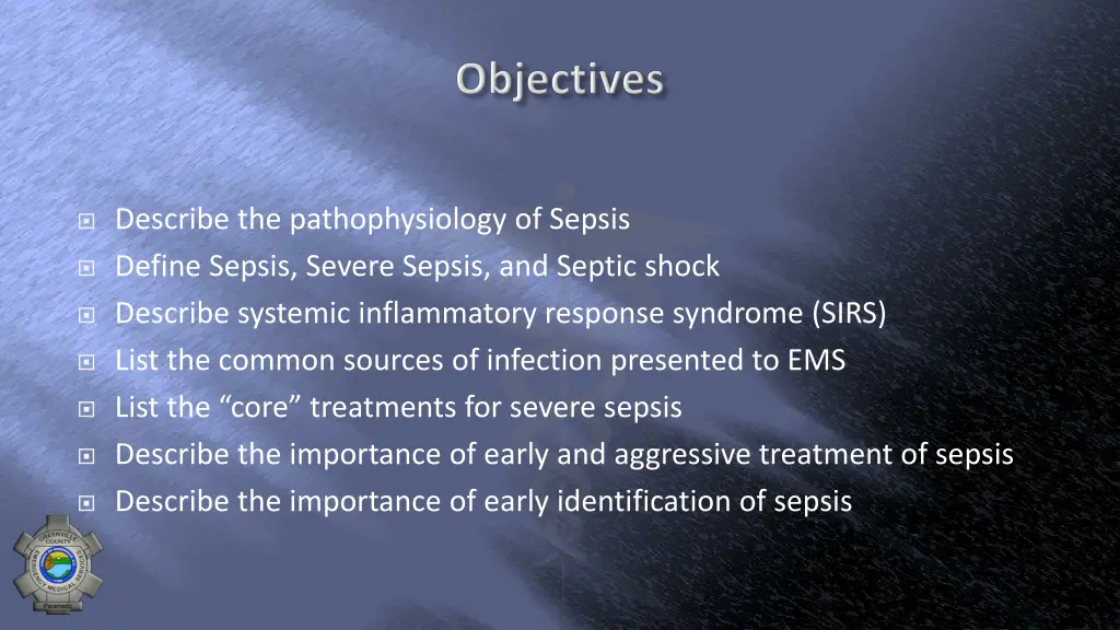 describe the pathophysiology of sepsis