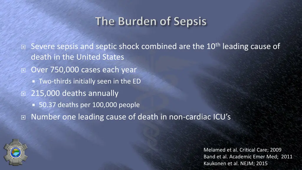 severe sepsis and septic shock combined