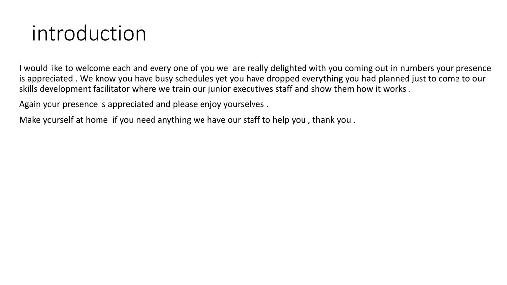 introduction