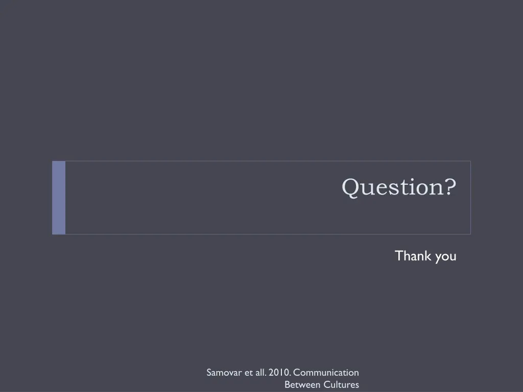 question