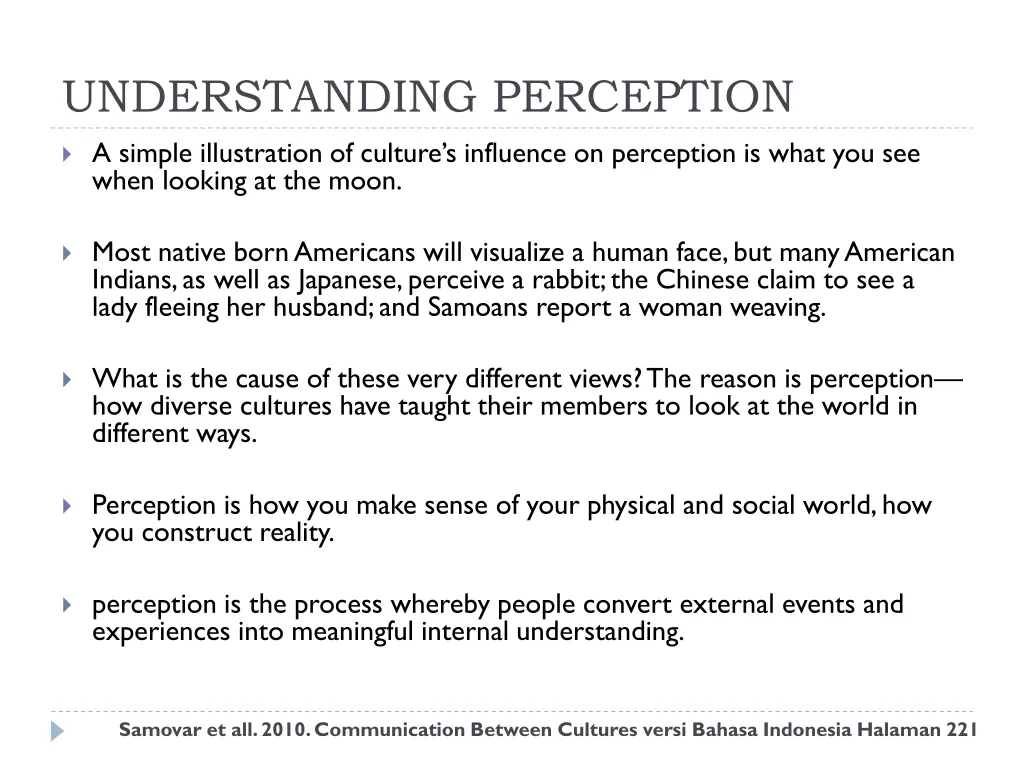 understanding perception