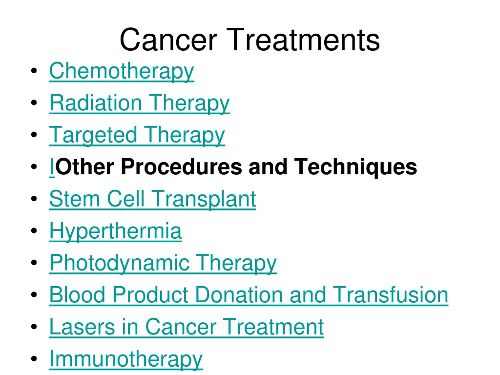 cancer treatments chemotherapy radiation therapy