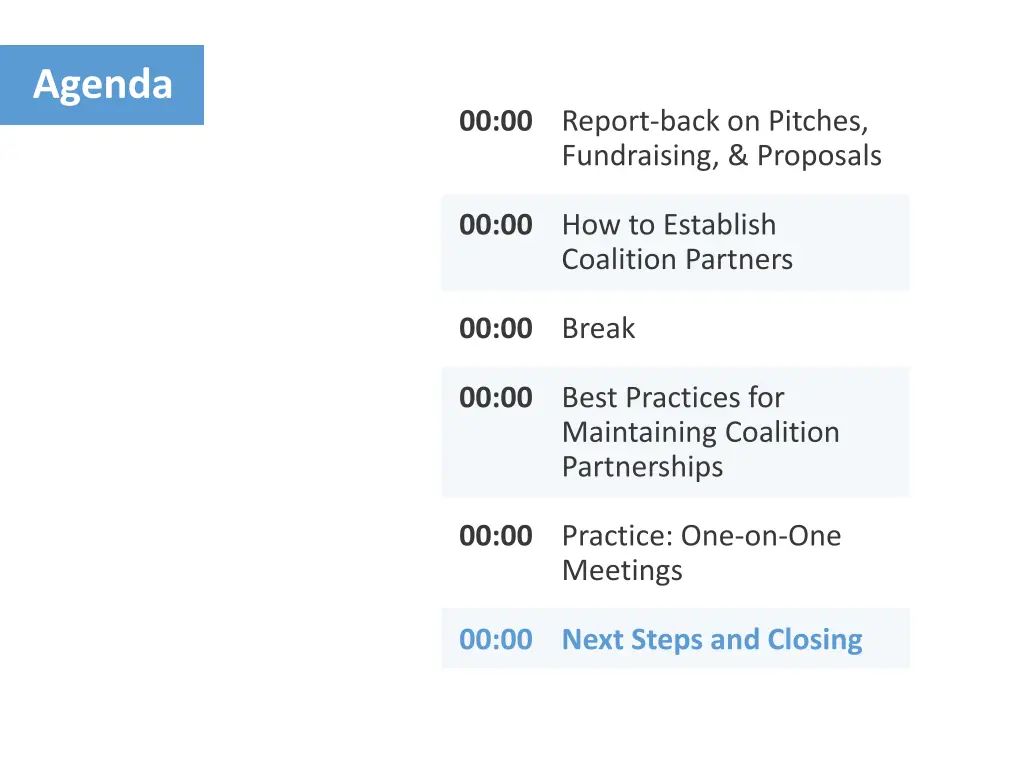 agenda 4