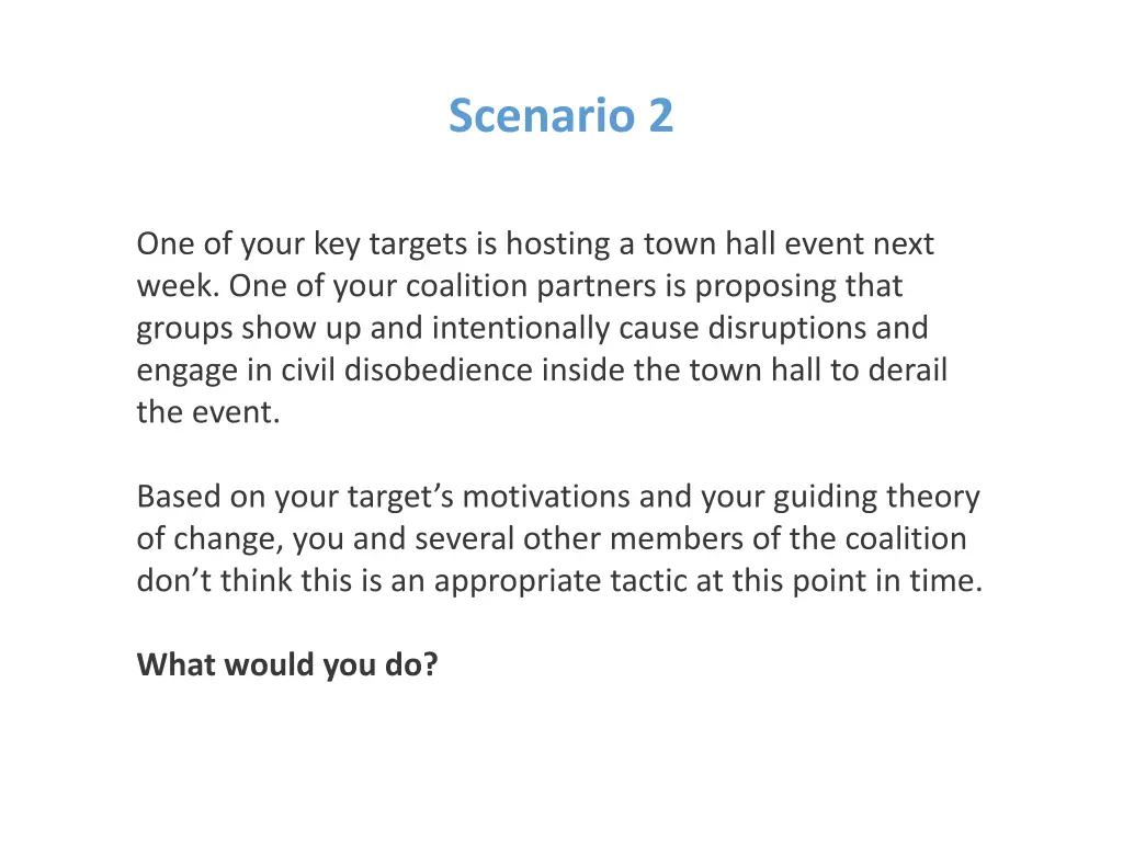 scenario 2