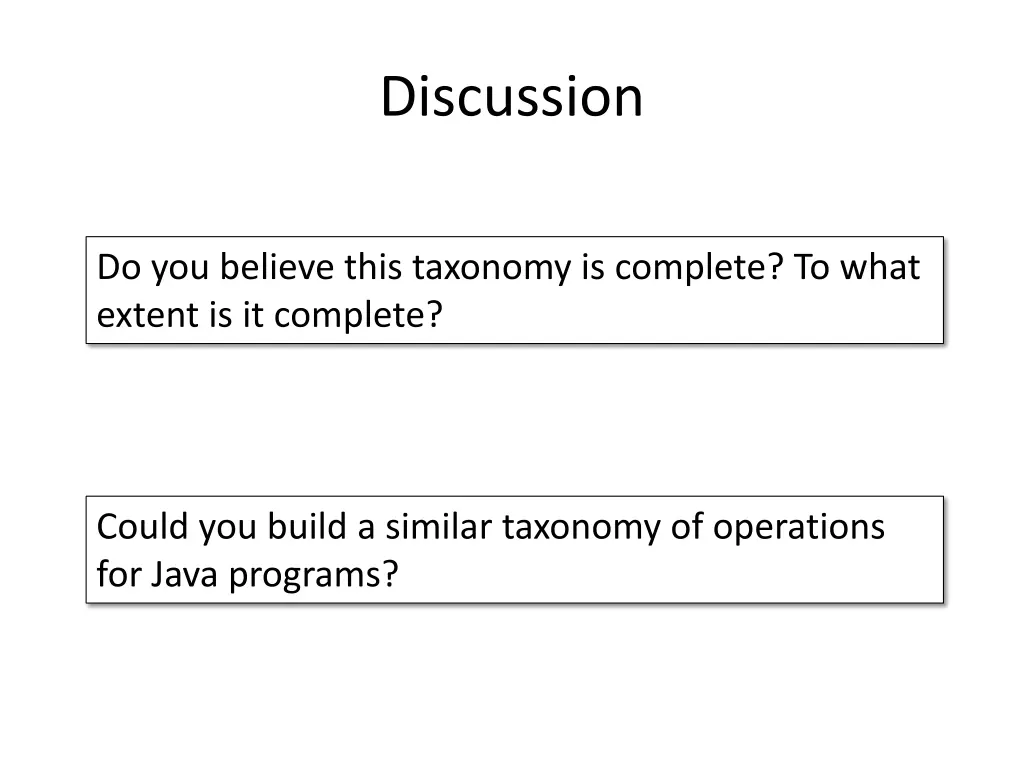 discussion