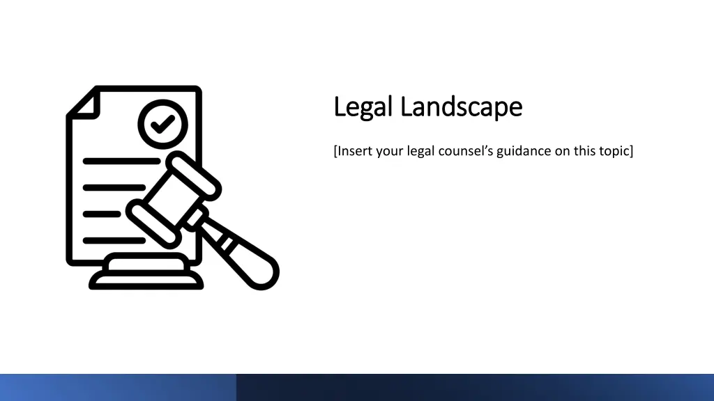 legal landscape legal landscape