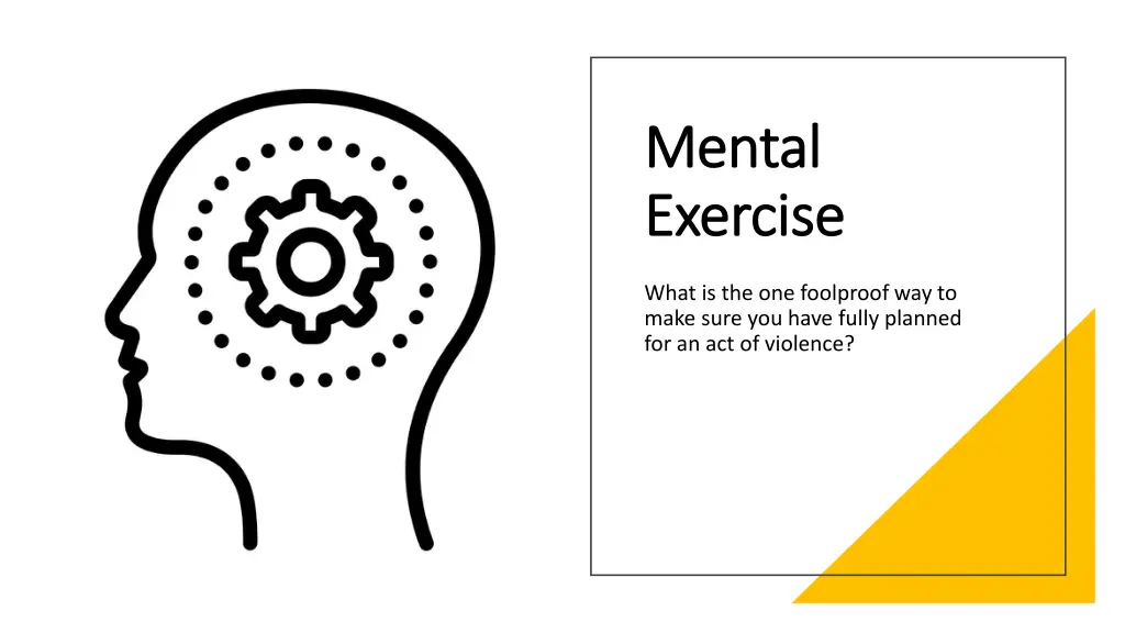mental mental exercise exercise