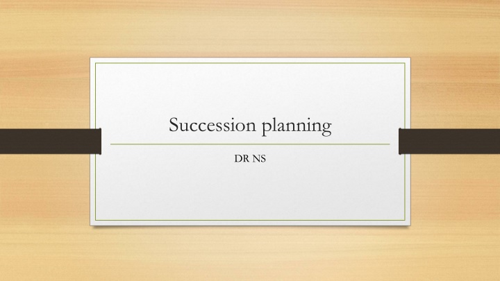 succession planning