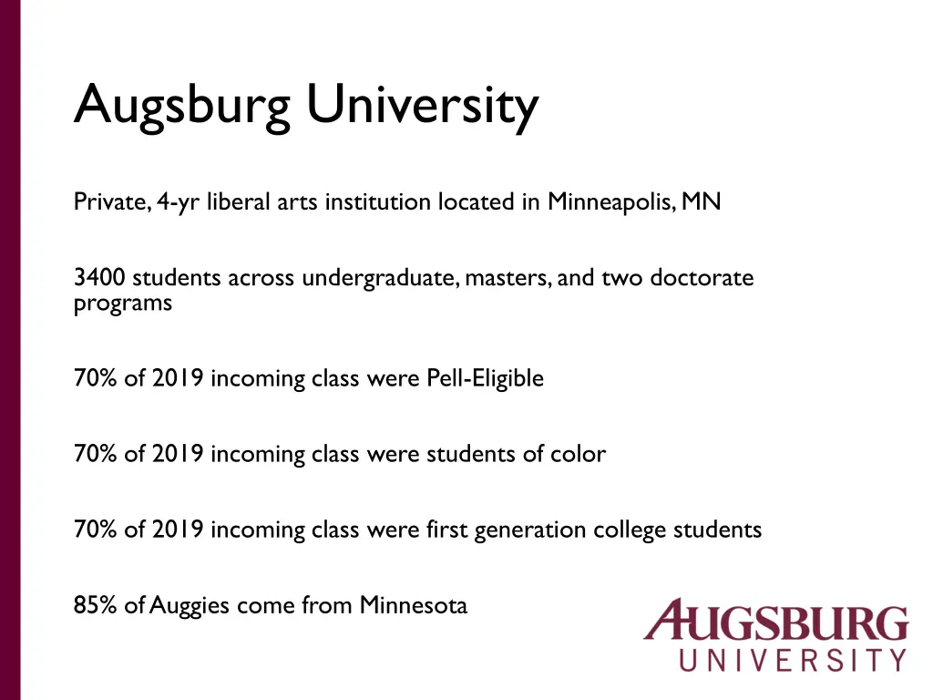 augsburg university