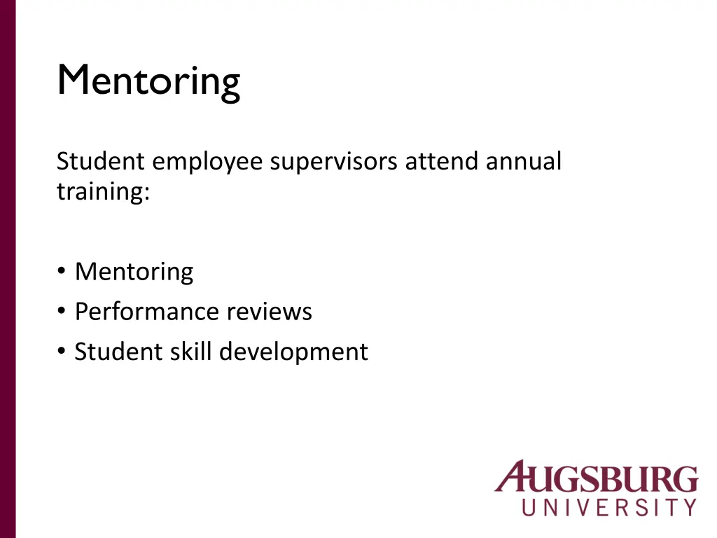 mentoring