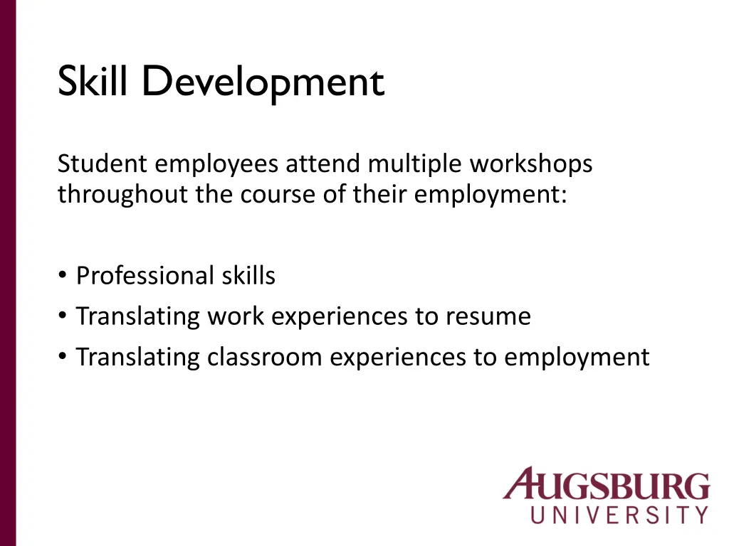 skill development