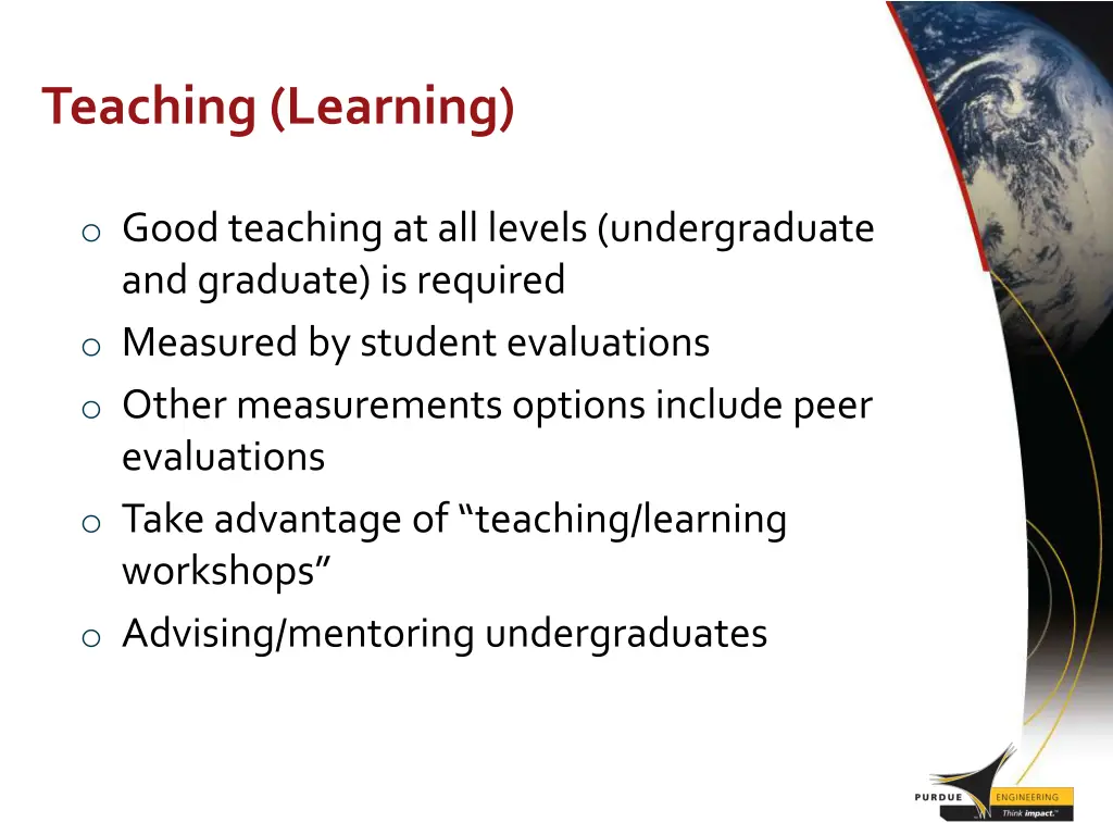 teaching learning