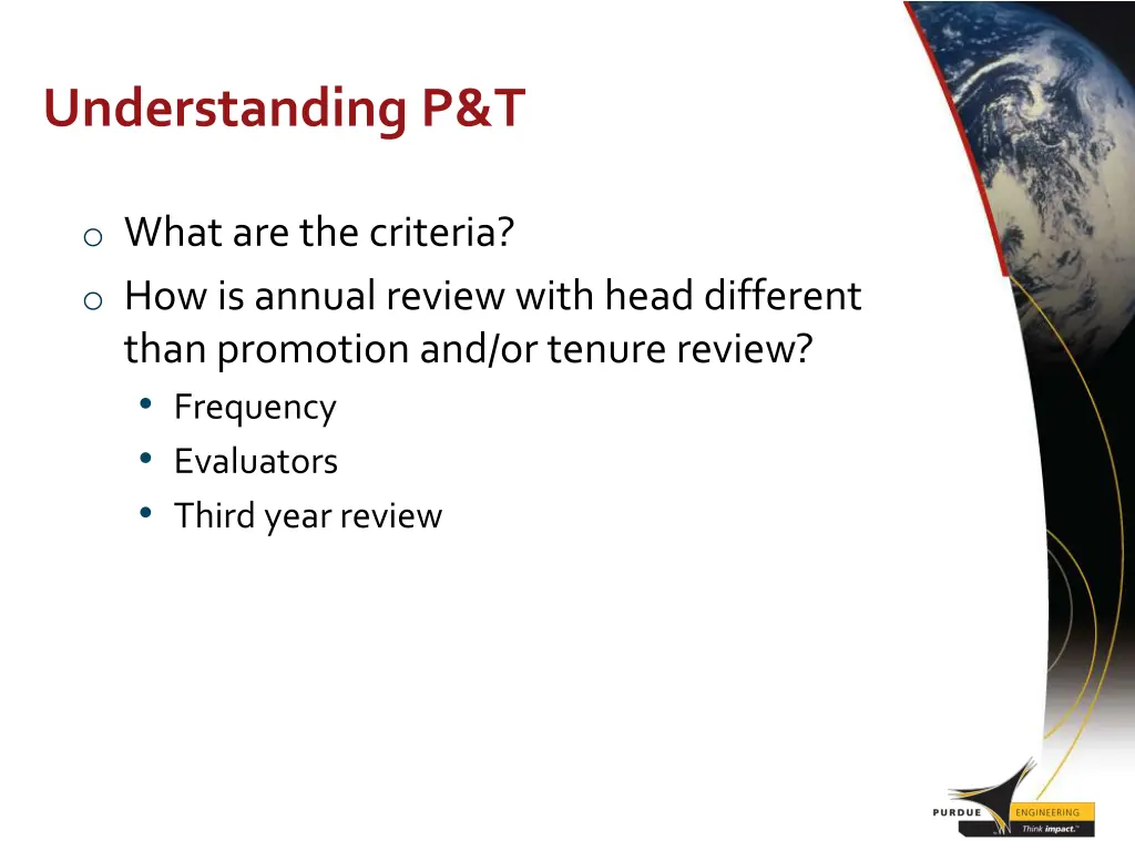 understanding p t