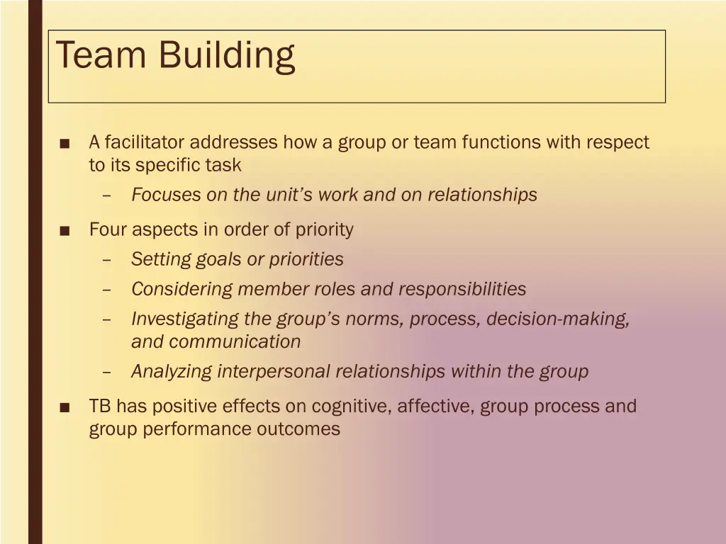 team building