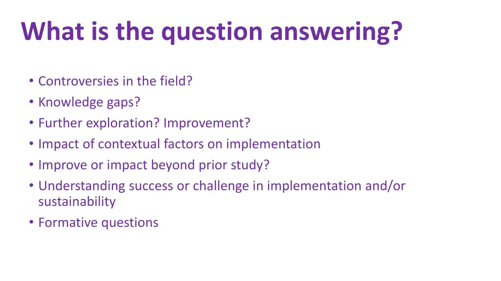 what is the question answering
