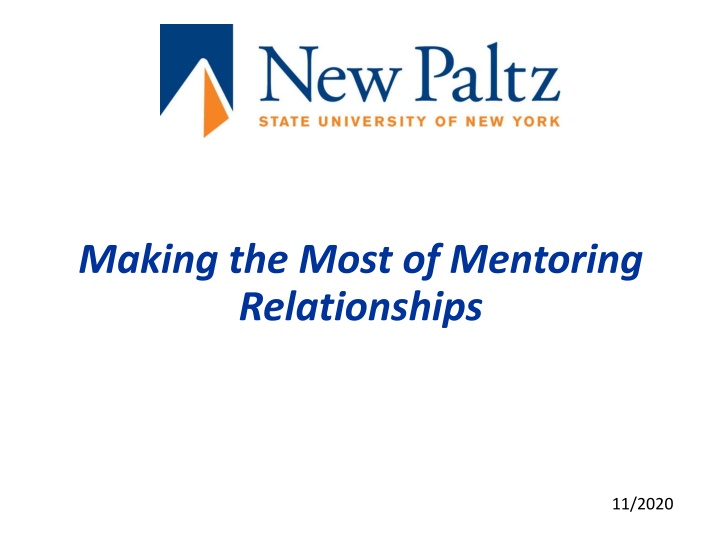 making the most of mentoring relationships