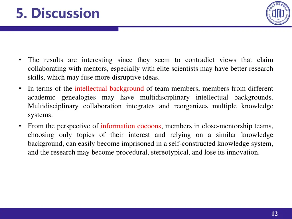 5 discussion