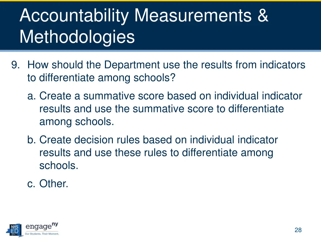accountability measurements methodologies 13