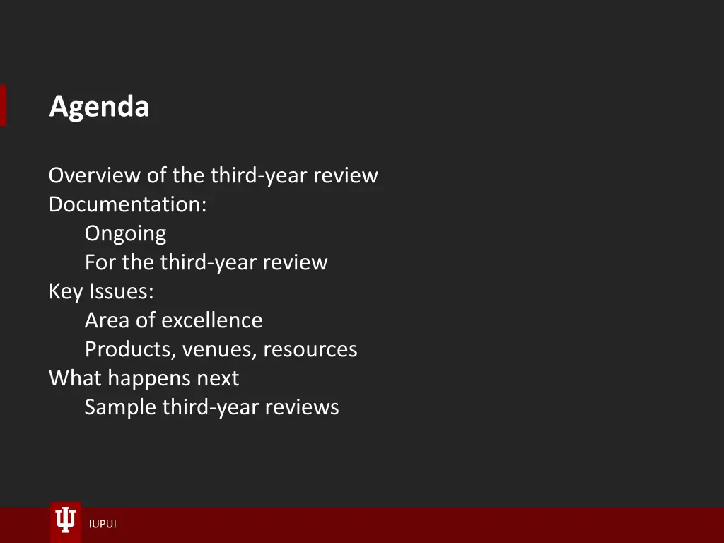agenda