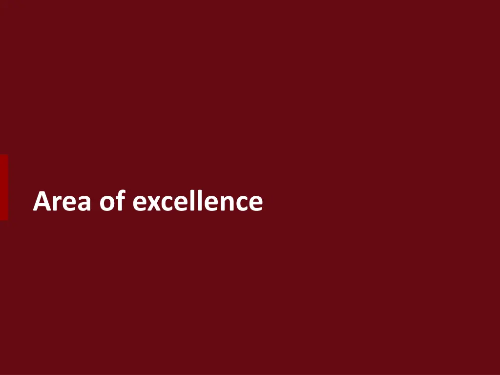 area of excellence