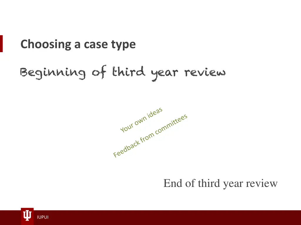 choosing a case type