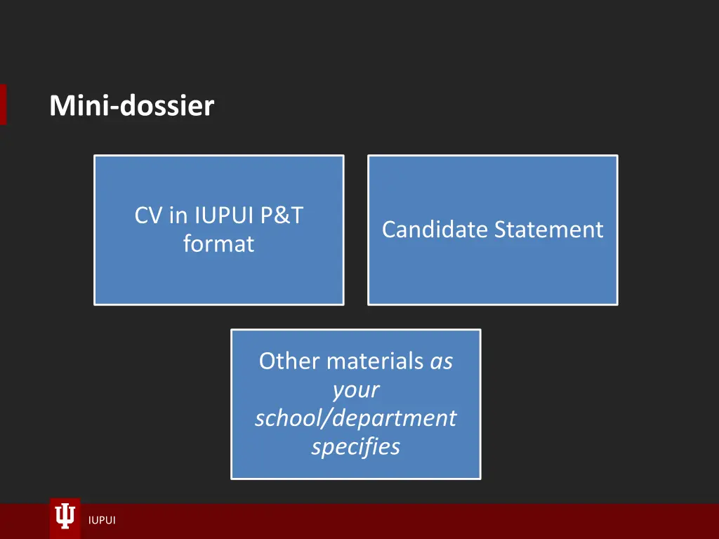 mini dossier