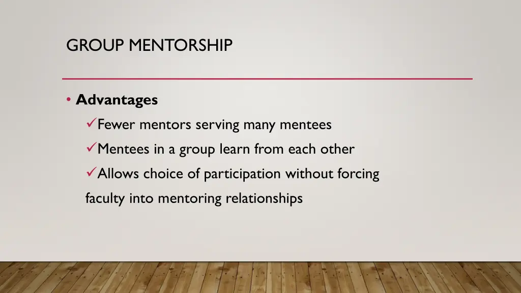 group mentorship 1