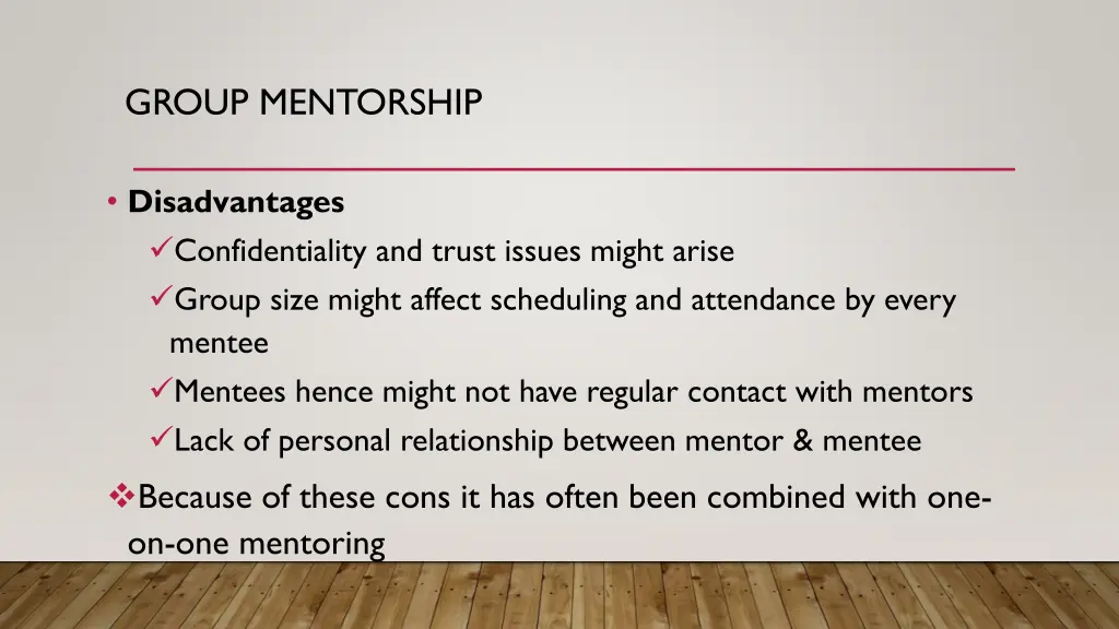 group mentorship 2